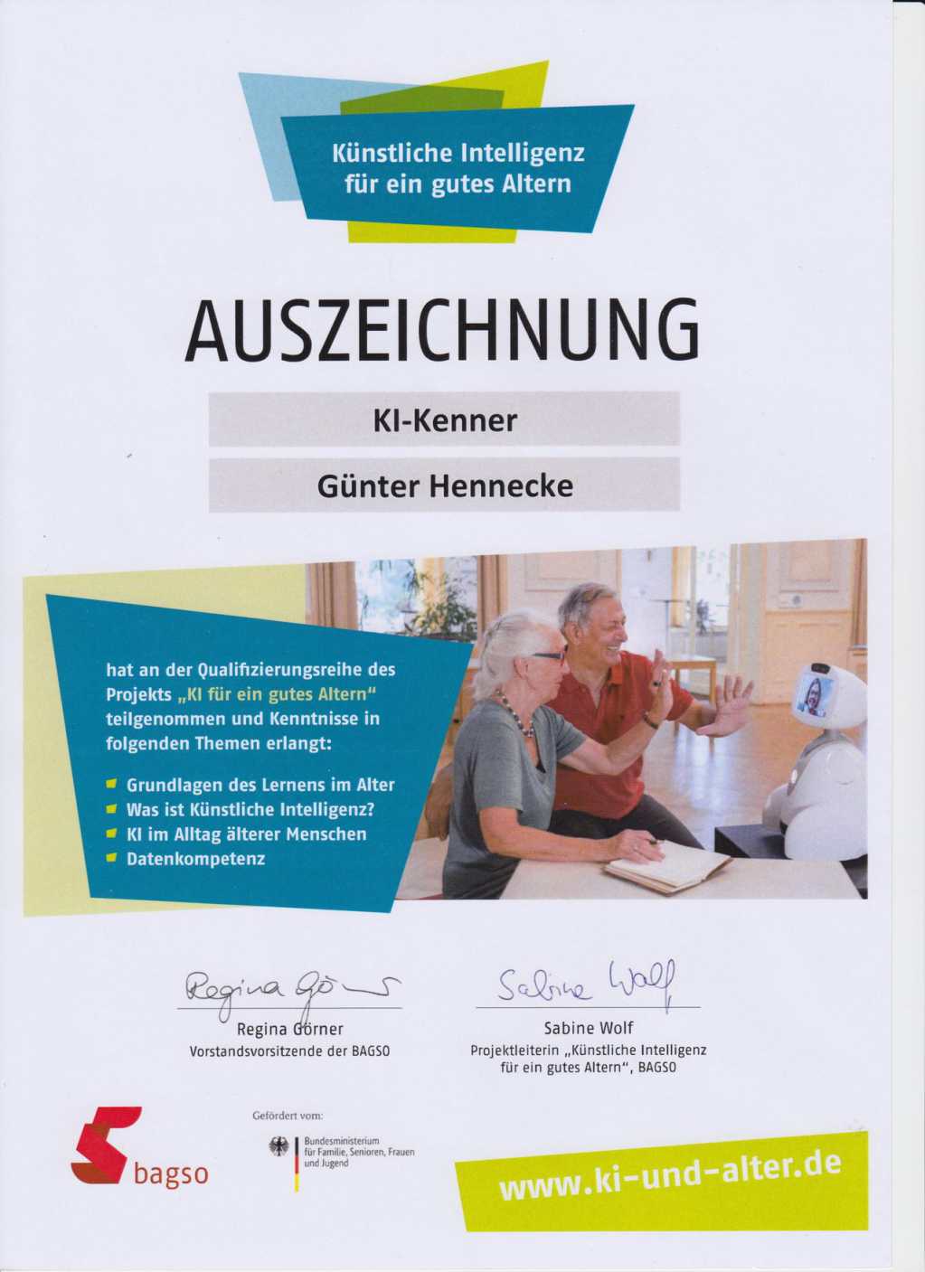 KI für ein gutes Altern